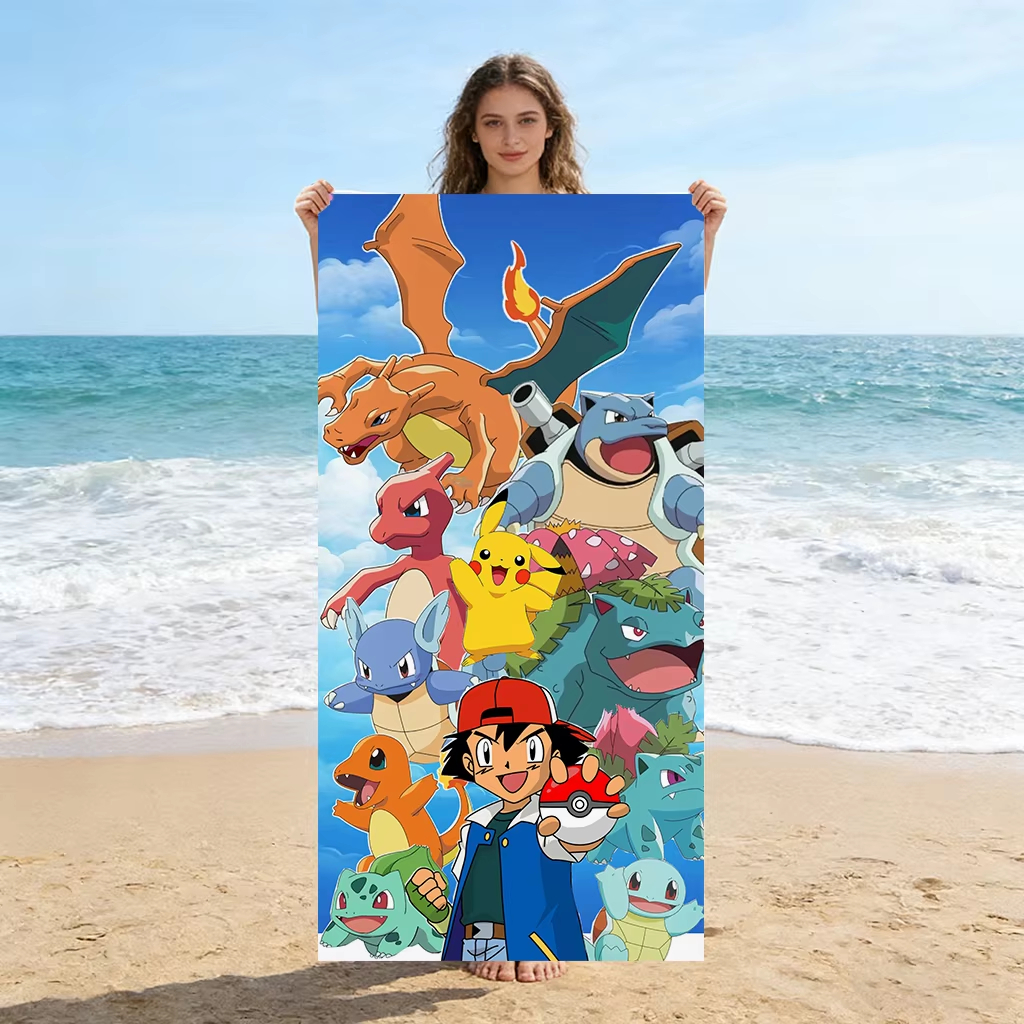 1pc Extra Large Pokemon Microf – Beach Towel Large Bewertung und Preis
