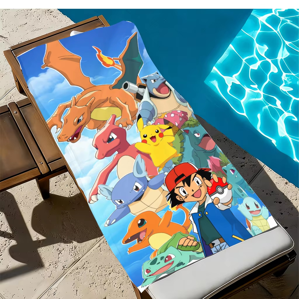 1pc Extra Large Pokemon Microf – Beach Towel Large Bewertung und Preis