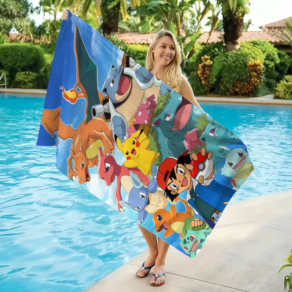 1pc Extra Large Pokemon Microf – Beach Towel Large Bewertung und Preis