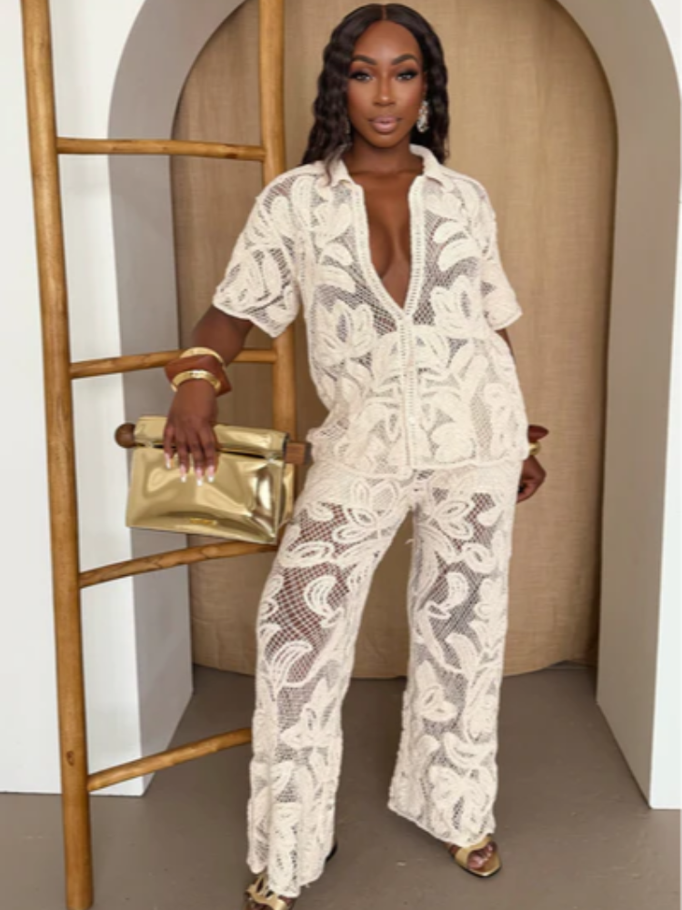 Women's Stylish 2 Piece Set Cr – Resort Shirt Floral Bewertung und Preis