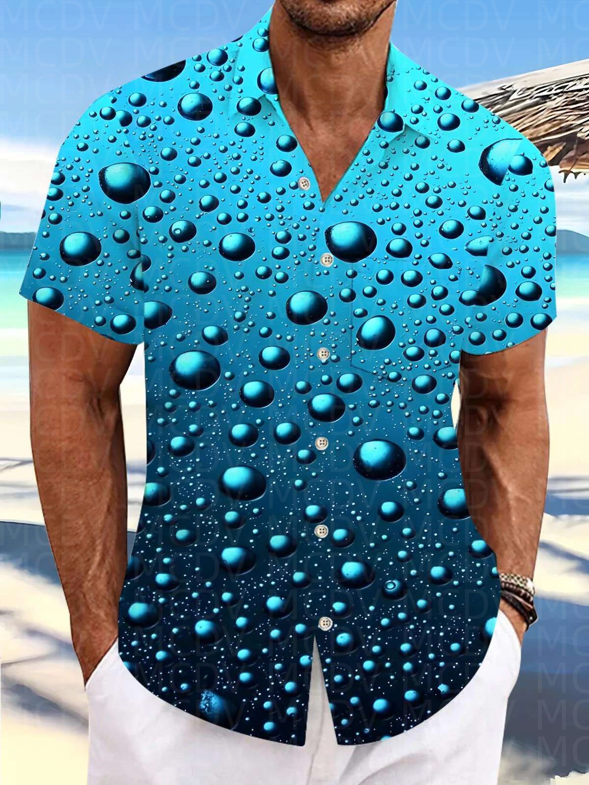 Trump Pattern Men's Hawaiian S – Shirt Camp Collar Bewertung und Preis
