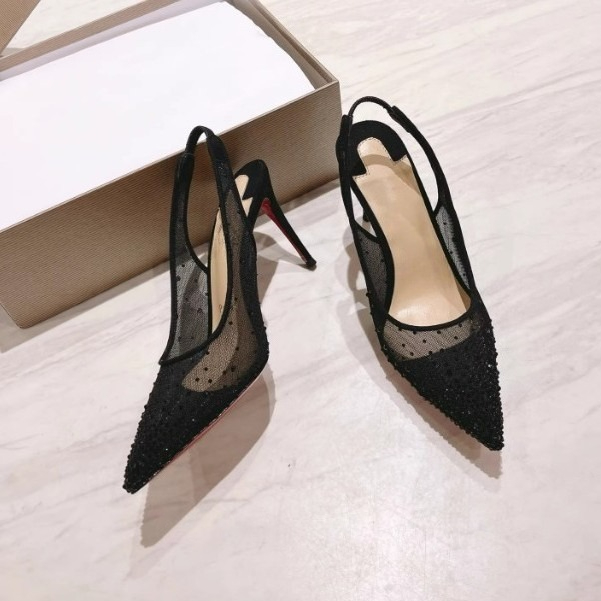 Mesh Rhinestone Rear Empty Sti – Casual Sandal Leather Bewertung und Preis