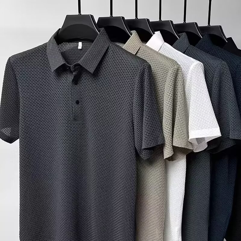 Summer New Men's Lop-up Hollow – Polo Shirt Pique Bewertung und Preis