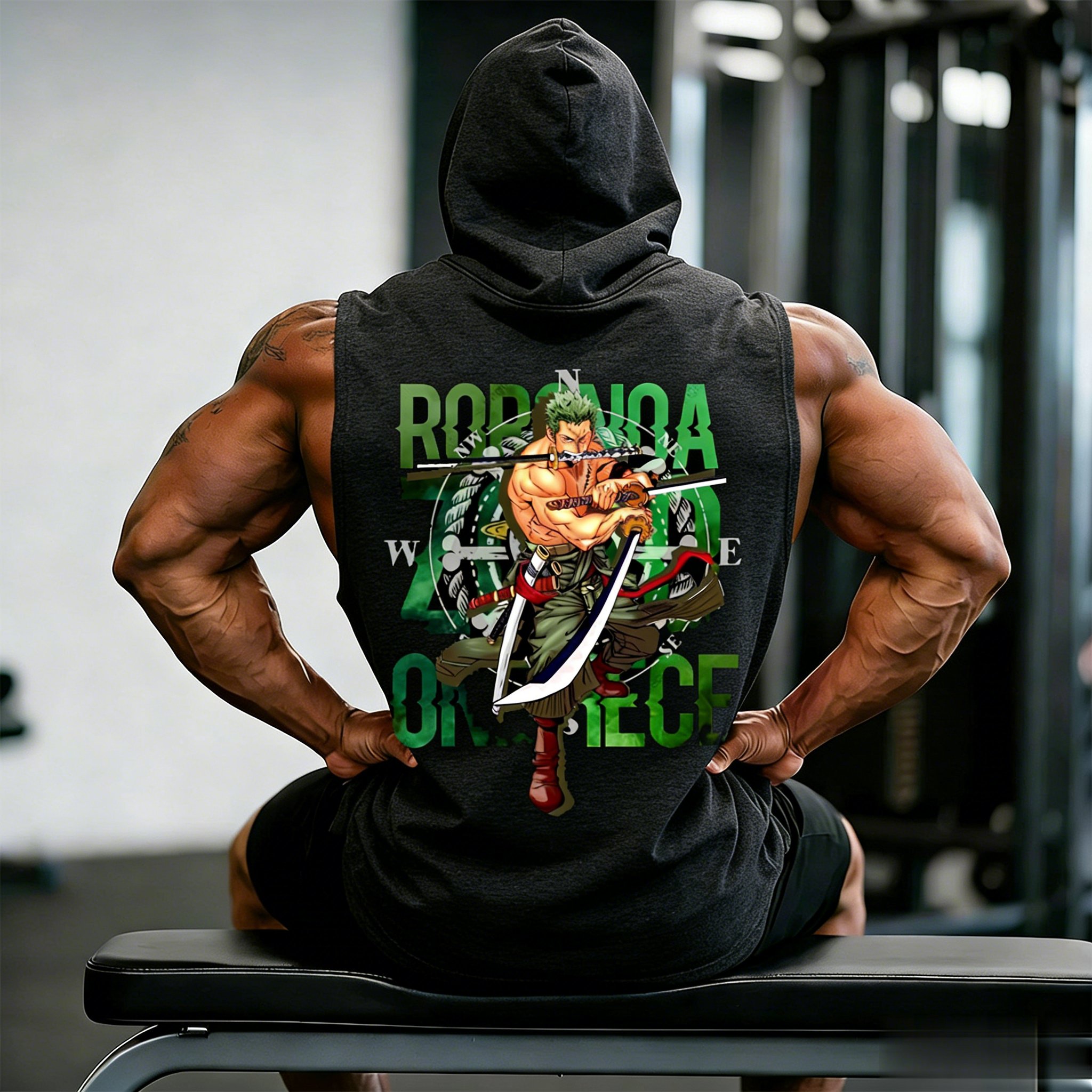 One Piece Zoro Roronoa Anime W – Tank Top Muscle Bewertung und Preis