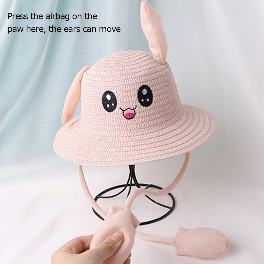 Summer Bucket Cap Moving Ears  – Bucket Hat Straw Bewertung und Preis