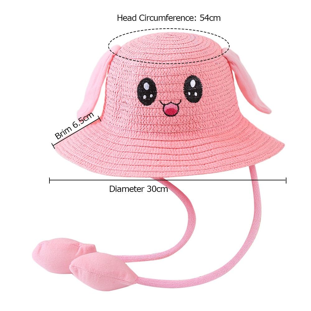 Summer Bucket Cap Moving Ears  – Bucket Hat Straw Bewertung und Preis