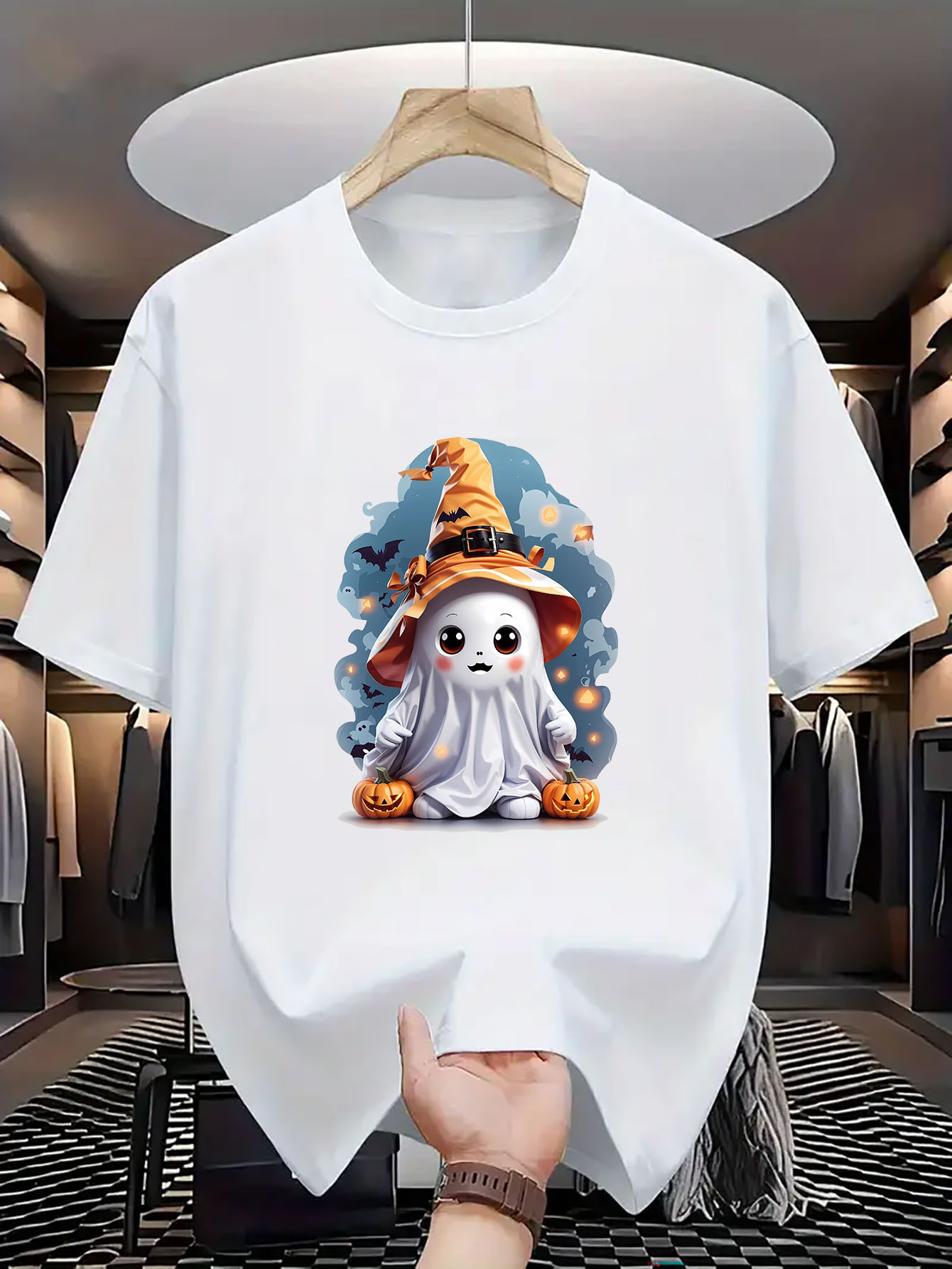 Halloween Cute Ghost Wizard Pu – Linen Shirt Breathable Bewertung und Preis