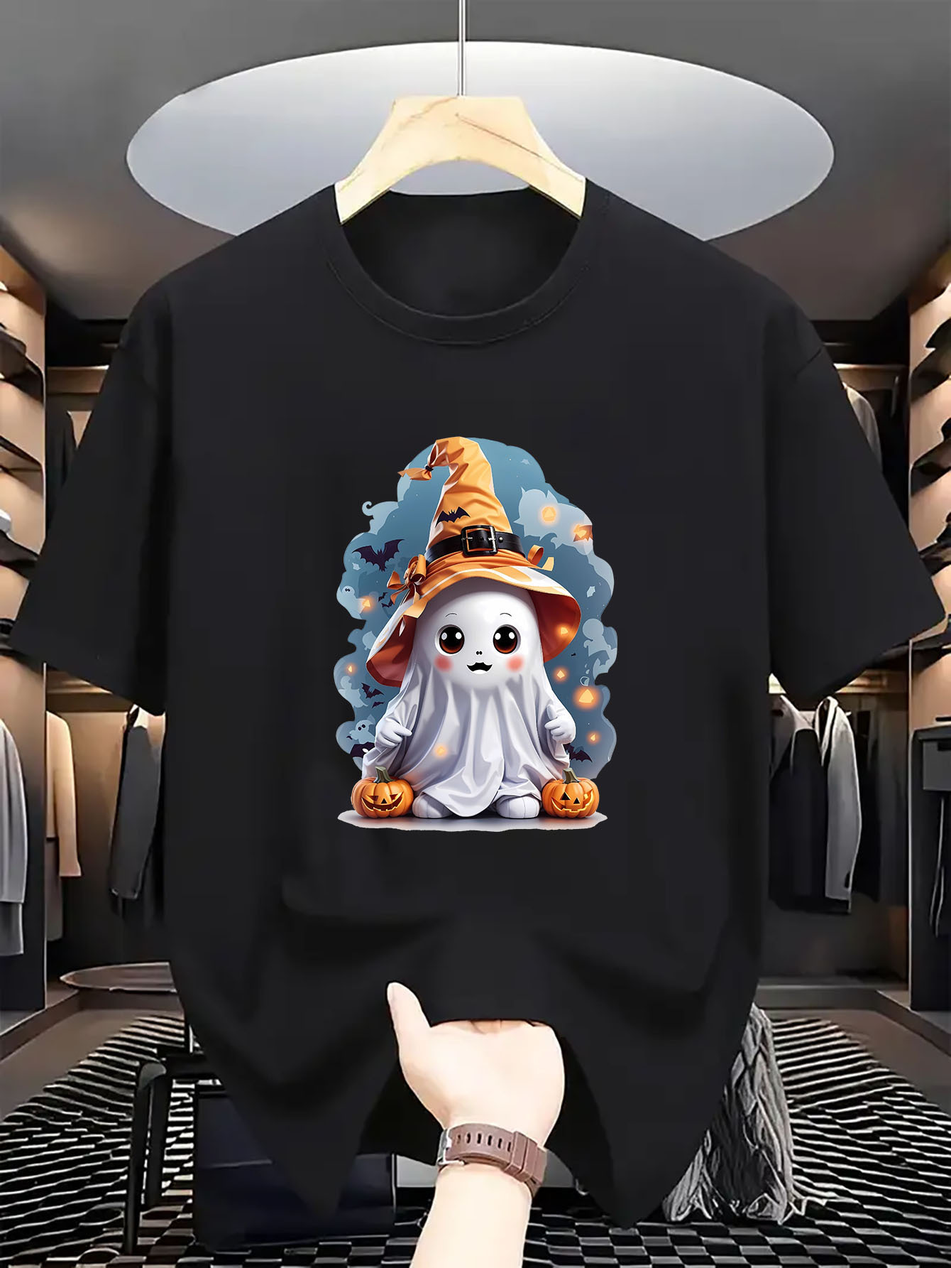 Halloween Cute Ghost Wizard Pu – Linen Shirt Breathable Bewertung und Preis