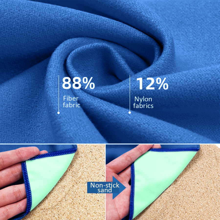 Microfiber Two-Tone Pool Towel – Beach Towel Large Bewertung und Preis