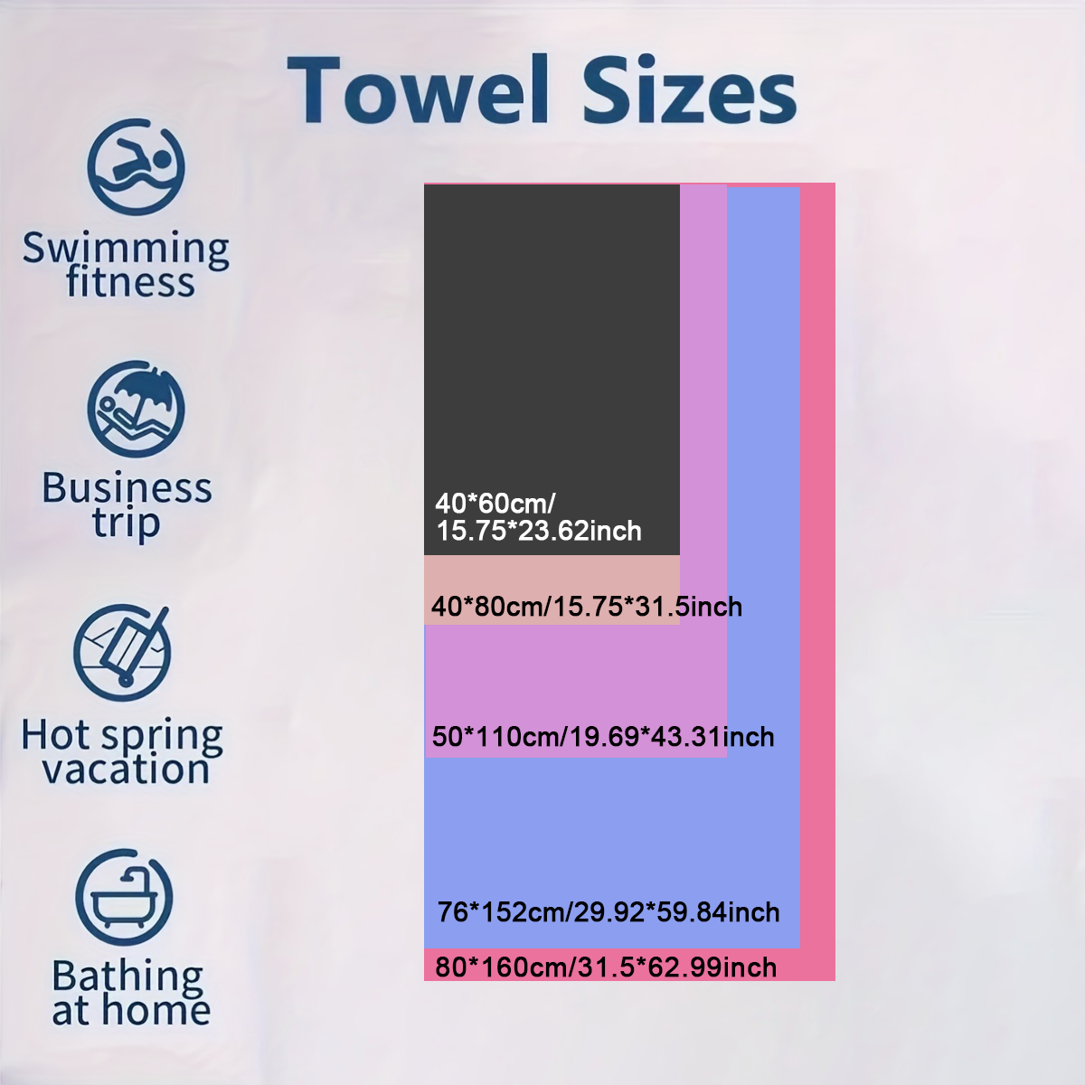 Microfiber Two-Tone Pool Towel – Beach Towel Large Bewertung und Preis