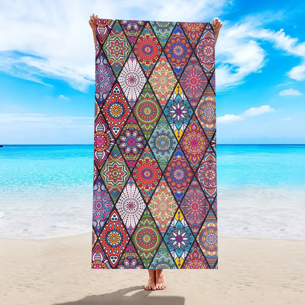 1pc Bohemian Large Beach Towel – Beach Towel Large Bewertung und Preis