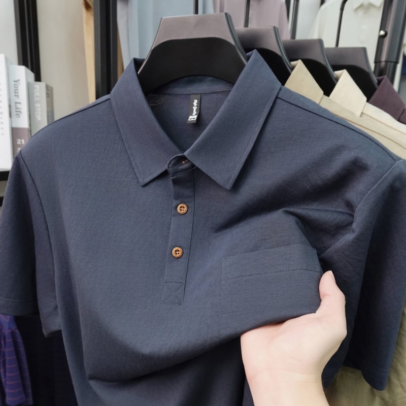 2026 New Men's Short Sleeve Po – Polo Shirt Pique Bewertung und Preis