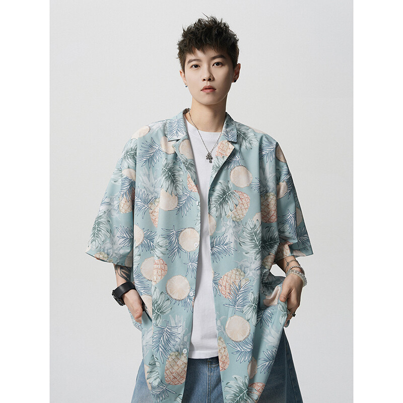 Summer Vintage Floral Print Lo – Resort Shirt Floral Bewertung und Preis