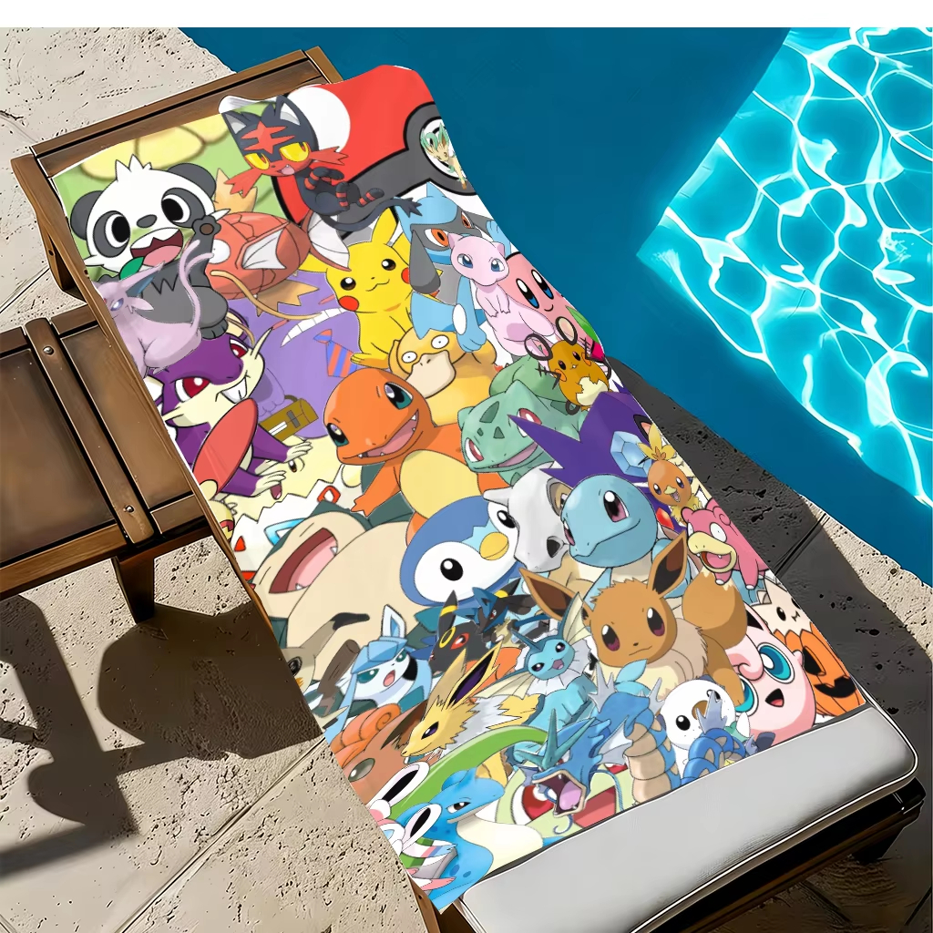 1pc Extra Large Pokemon Microf – Beach Towel Large Bewertung und Preis