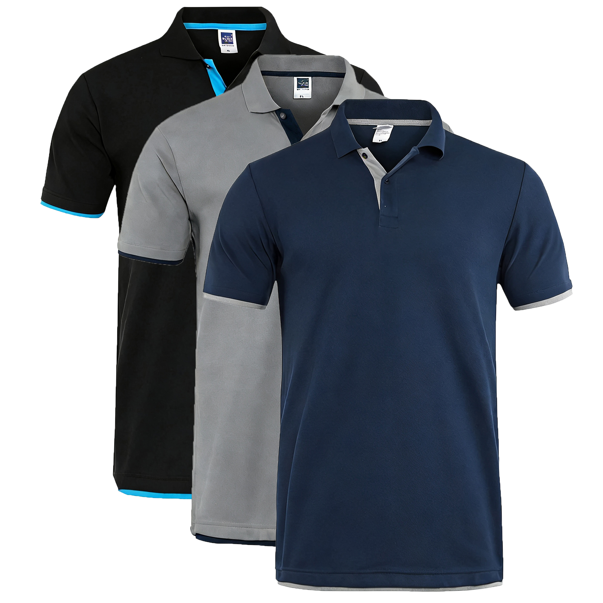 95% Cotton T Shirt Men Summer  – Polo Shirt Pique Bewertung und Preis