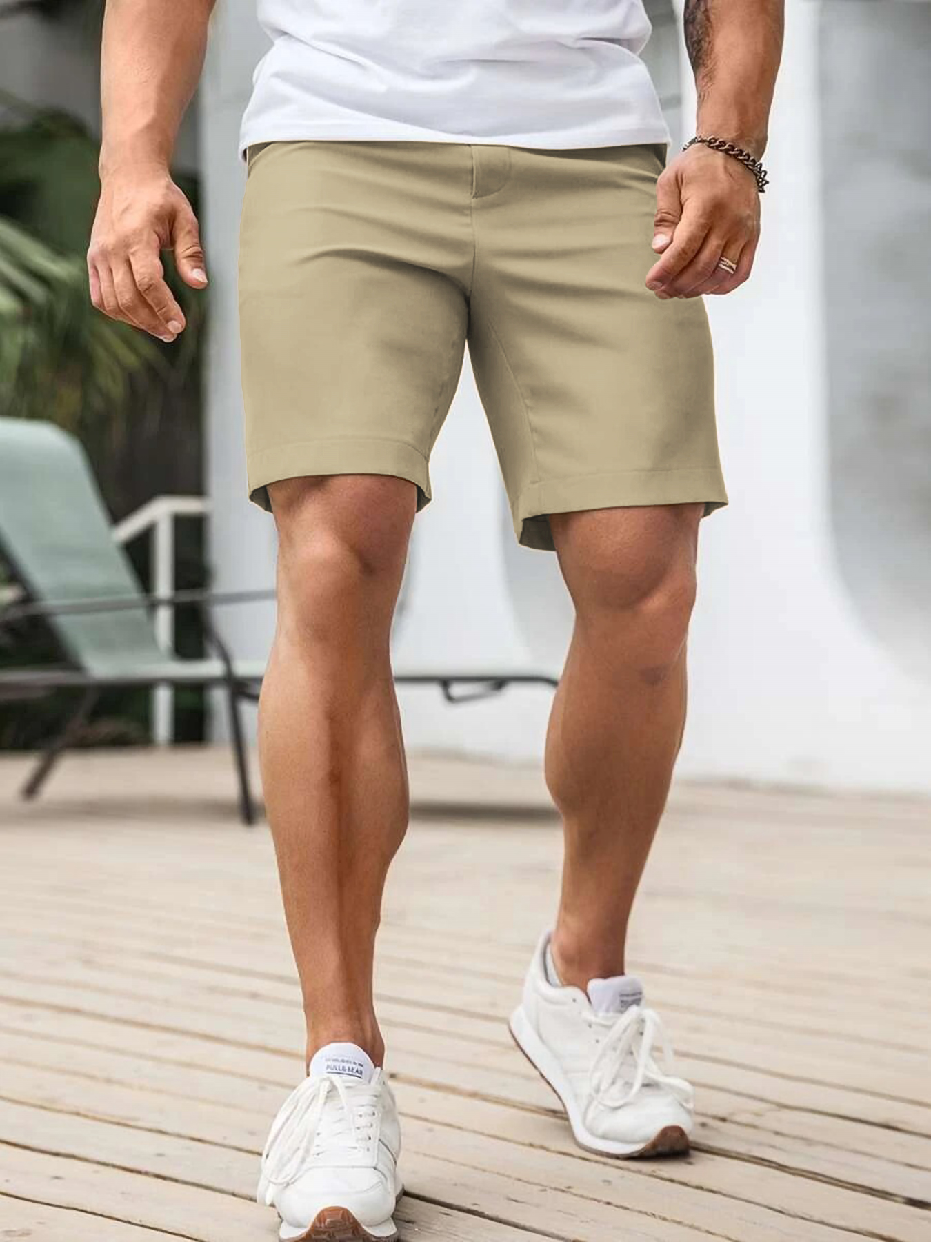 Men's Business Casual Chino Sh – Shorts Chino Slim Bewertung und Preis