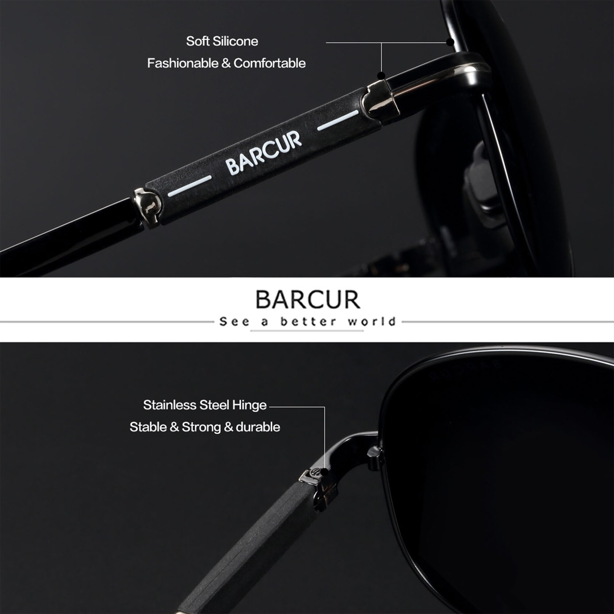 BARCUR Polarized Mens Sunglass – Sunglasses Aviator Polarized Bewertung und Preis