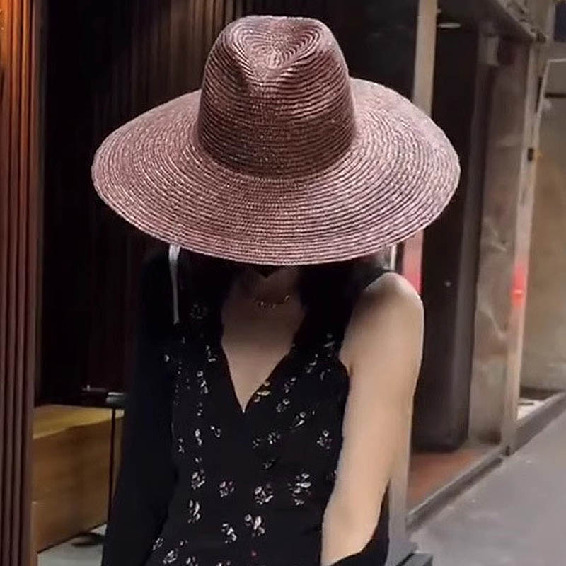 Large Brim Panama Straw Hat Fo – Bucket Hat Straw Bewertung und Preis