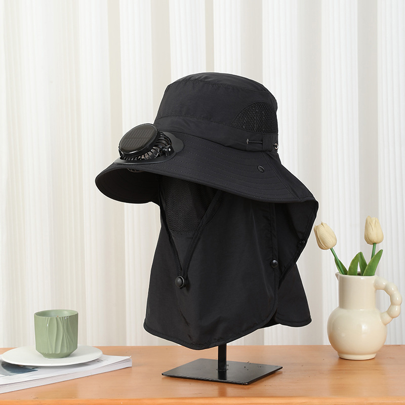 Men Solar Fan Hat Wide Brim UP – Bucket Hat Straw Bewertung und Preis