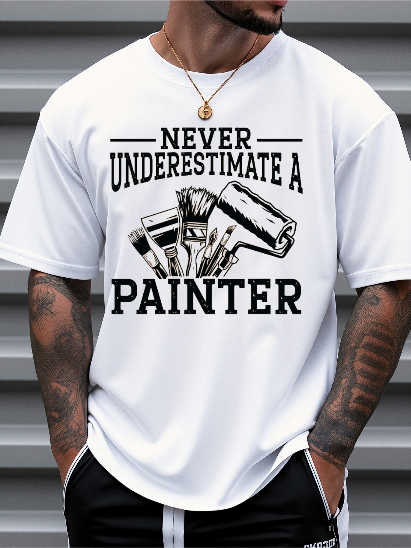 Men's Casual Graphic T-Shirt D – Linen Shirt Breathable Bewertung und Preis