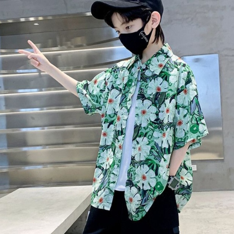 Boys' Floral Shirt Summer Set  – Resort Shirt Floral Bewertung und Preis