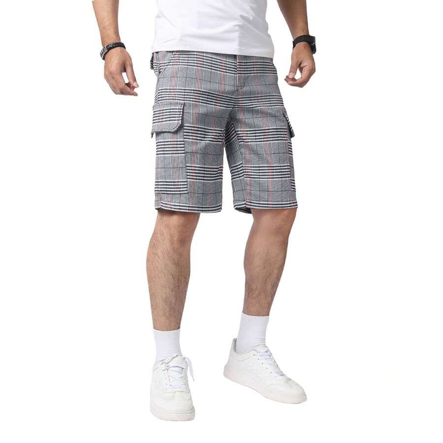 Mens Slim Fit Stretch Plaid Dr – Shorts Chino Slim Bewertung und Preis