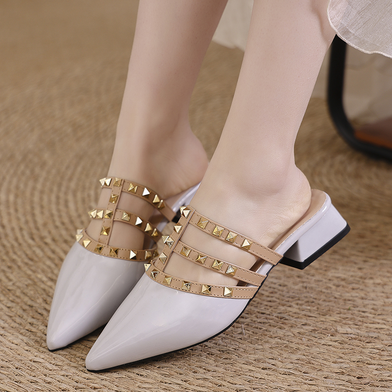 Patent Leather Pointed Toe Hal – Casual Sandal Leather Bewertung und Preis