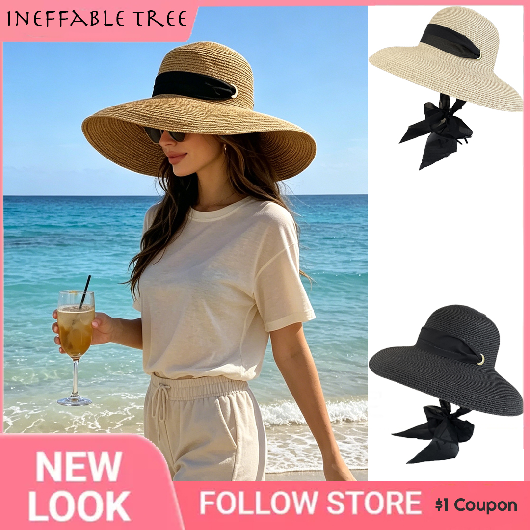 French Summer Elegant Long Rib – Bucket Hat Straw Bewertung und Preis
