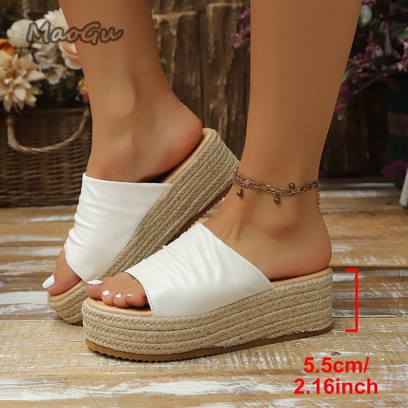 Women's Ruched Espadrille Wedg – Espadrille Slip On Bewertung und Preis
