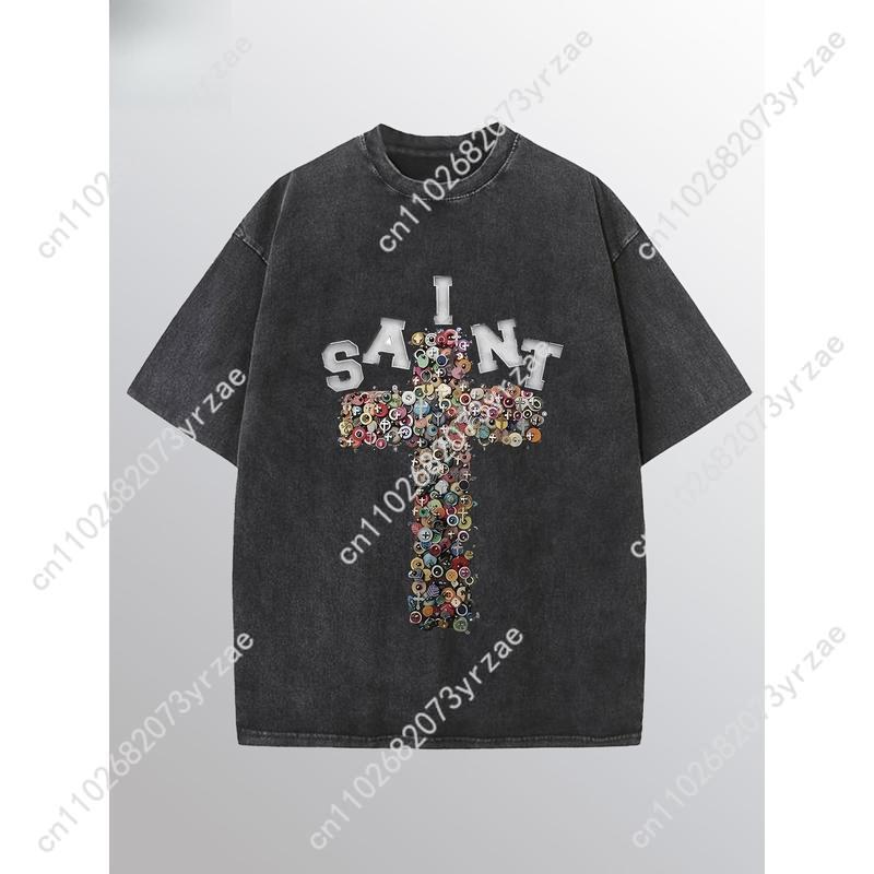 SAINT Retro Tshirt Man Woman H – Linen Shirt Breathable Bewertung und Preis