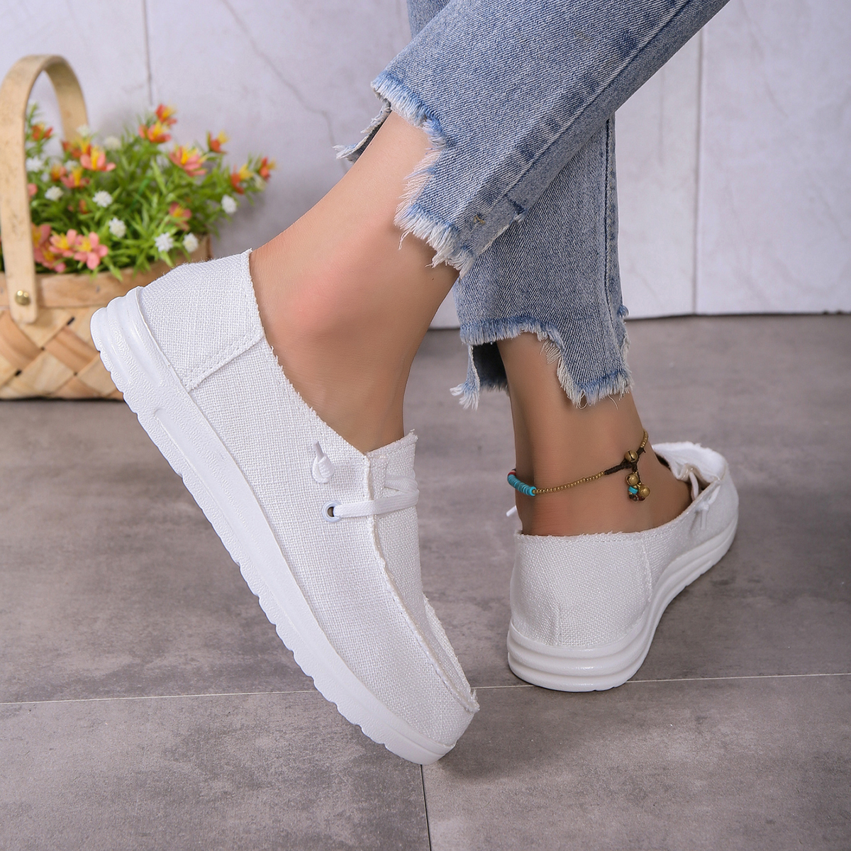 Women's casual sports shoes, l – Espadrille Slip On Bewertung und Preis