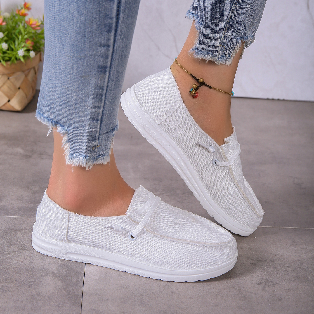 Women's casual sports shoes, l – Espadrille Slip On Bewertung und Preis
