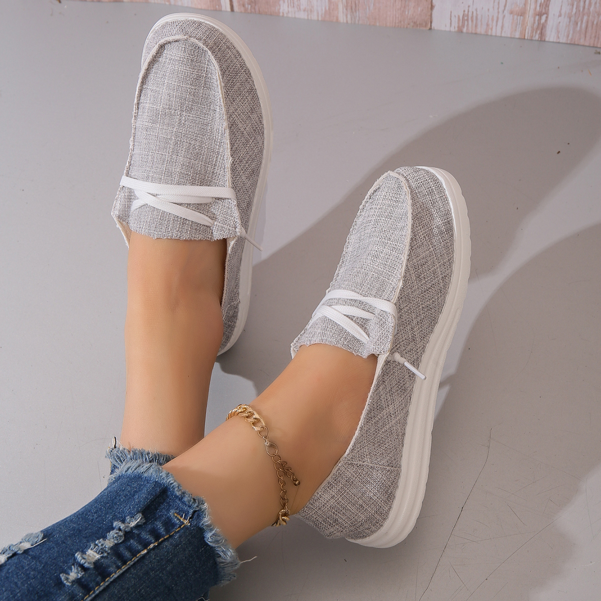 Women's casual sports shoes, l – Espadrille Slip On Bewertung und Preis