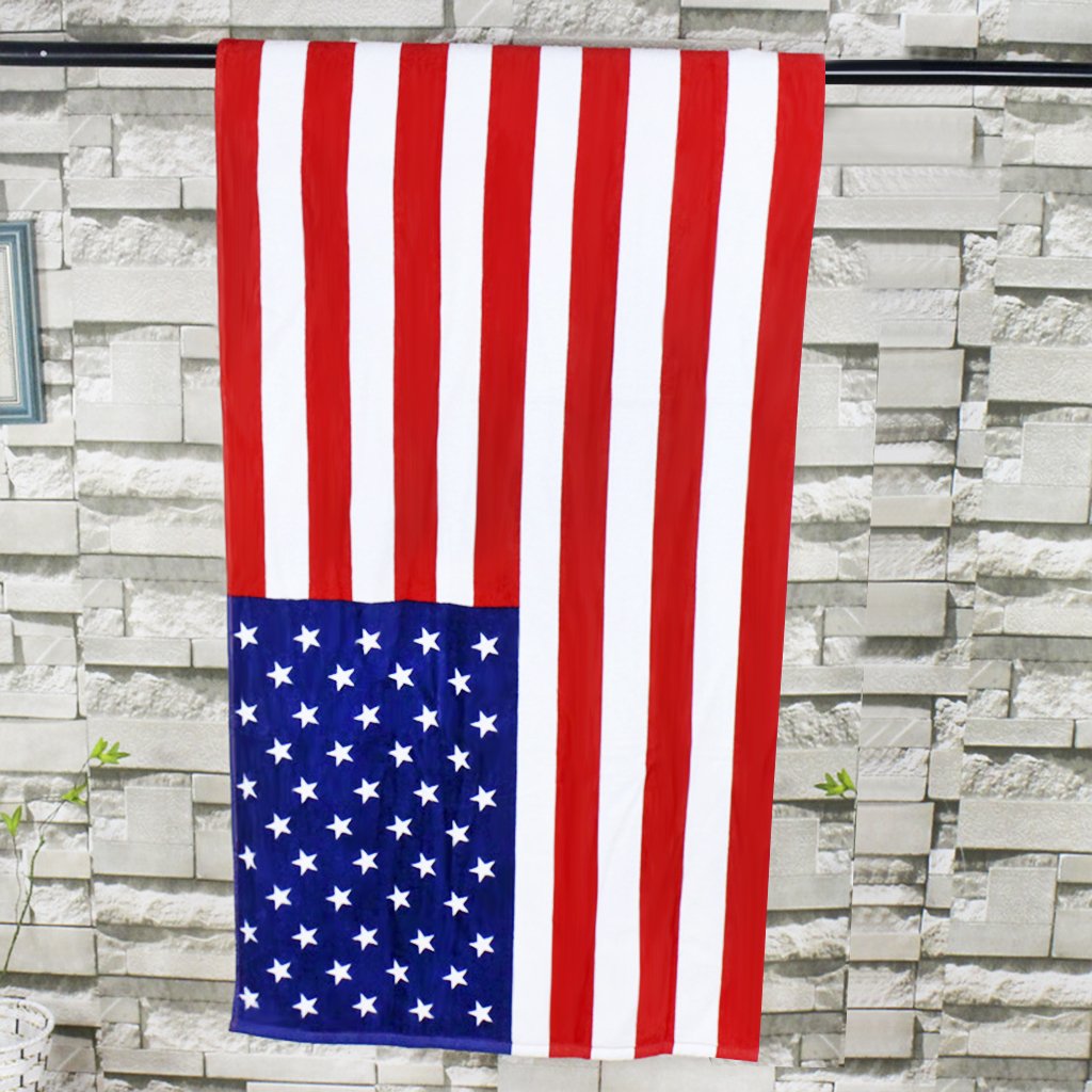 1pc USA American Flag Print Be – Beach Towel Large Bewertung und Preis