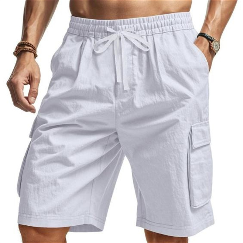 New Multi-Pocket sweatpants Me – Short Linen Drawstring Bewertung und Preis