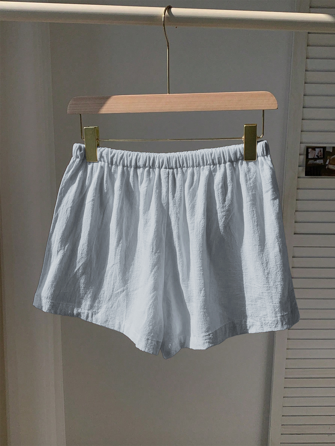 Ladies New Spring Summer Linen – Short Linen Drawstring Bewertung und Preis
