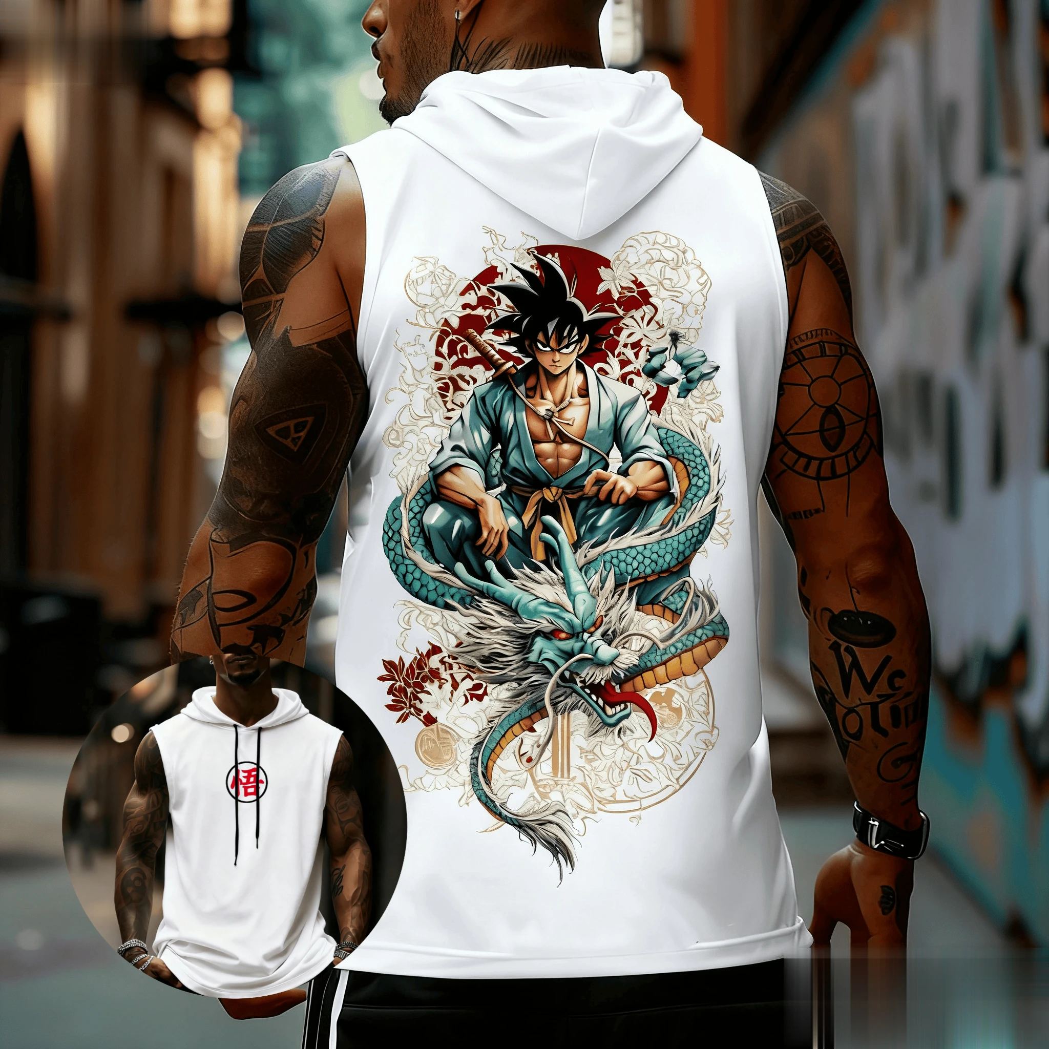 Dragon Ball Goku Anime Men Tan – Tank Top Muscle Bewertung und Preis