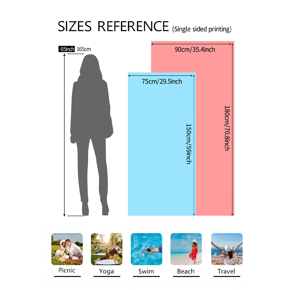 1pc Personalized beach towel,  – Beach Towel Large Bewertung und Preis