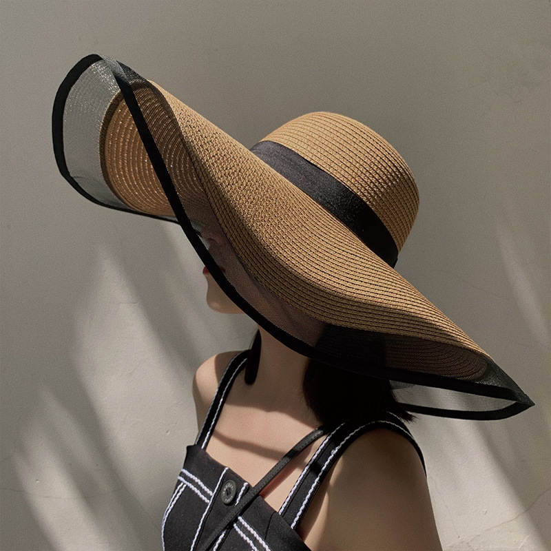 Women Sun Hat Big Eaves Waves  – Bucket Hat Straw Bewertung und Preis