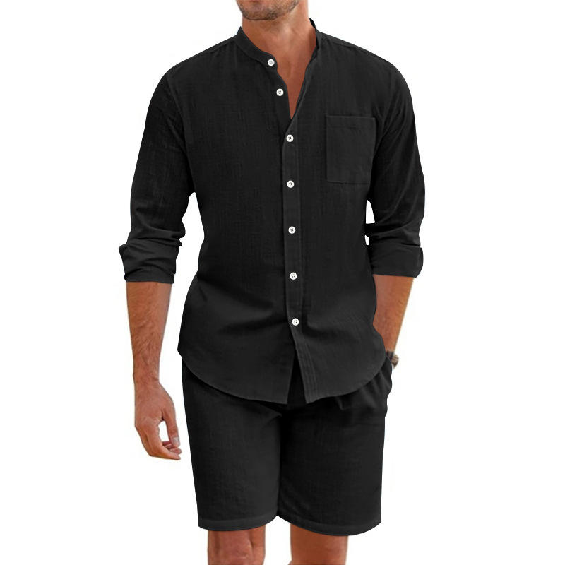 Men's Summer Linen Button up S – Linen Shirt Breathable Bewertung und Preis