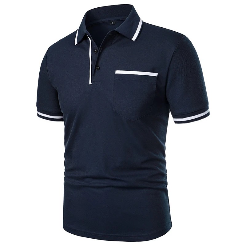 Summer Men's Short Sleeve Brea – Polo Shirt Pique Bewertung und Preis