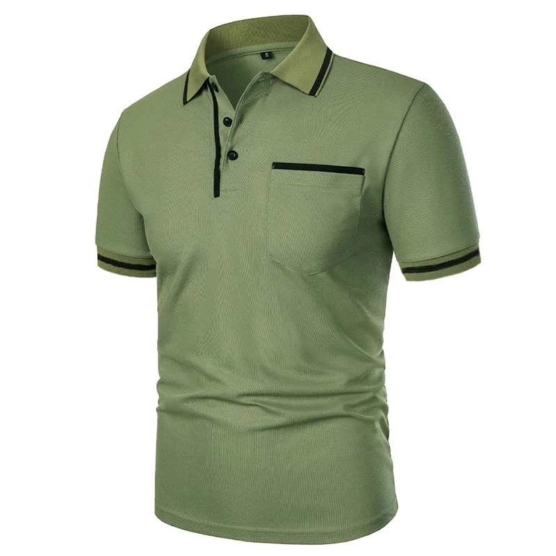 Summer Men's Short Sleeve Brea – Polo Shirt Pique Bewertung und Preis