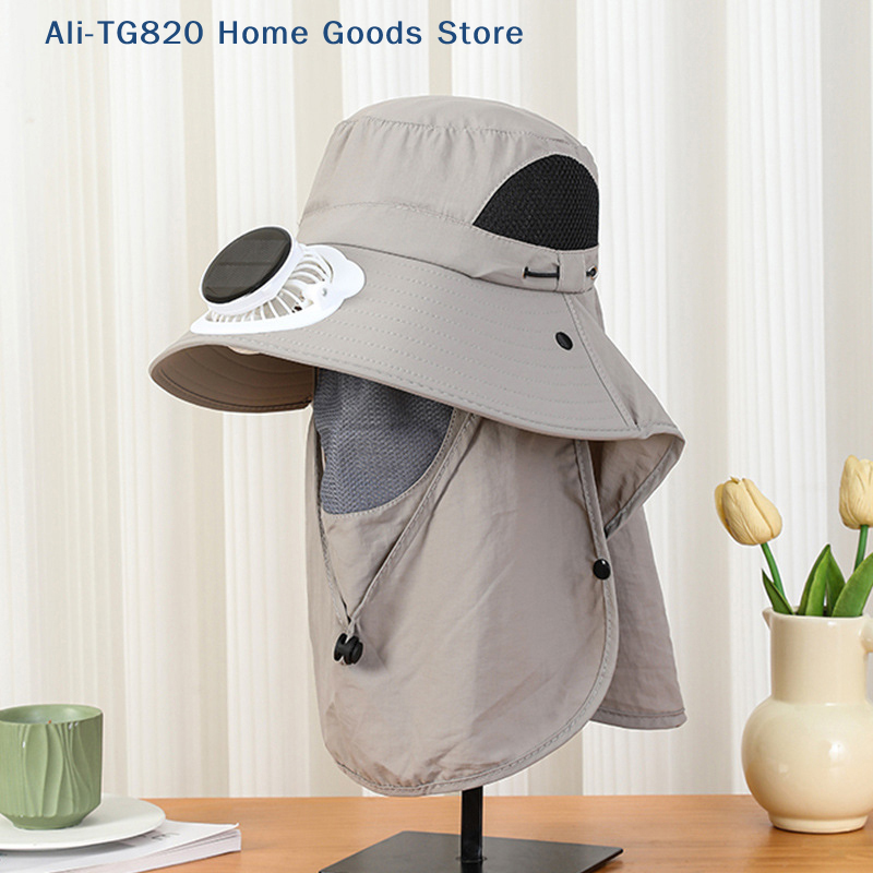 [TG820]Men Fan Hat With Solar  – Bucket Hat Straw Bewertung und Preis