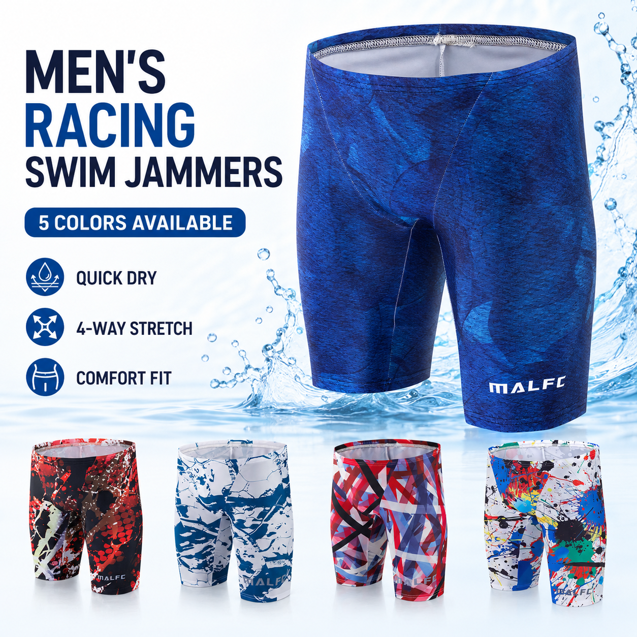 MALFC Summer Men's Swim Jammer – Swim Trunk Quick Dry Bewertung und Preis