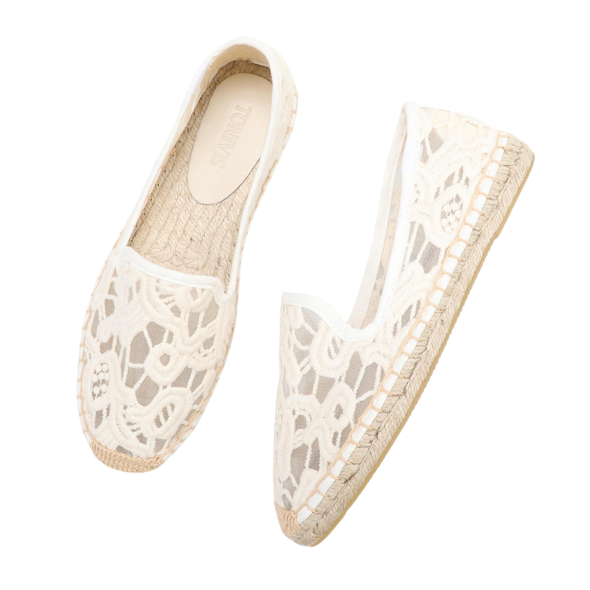 Women Lace Espadrilles Flats S – Espadrille Slip On Bewertung und Preis