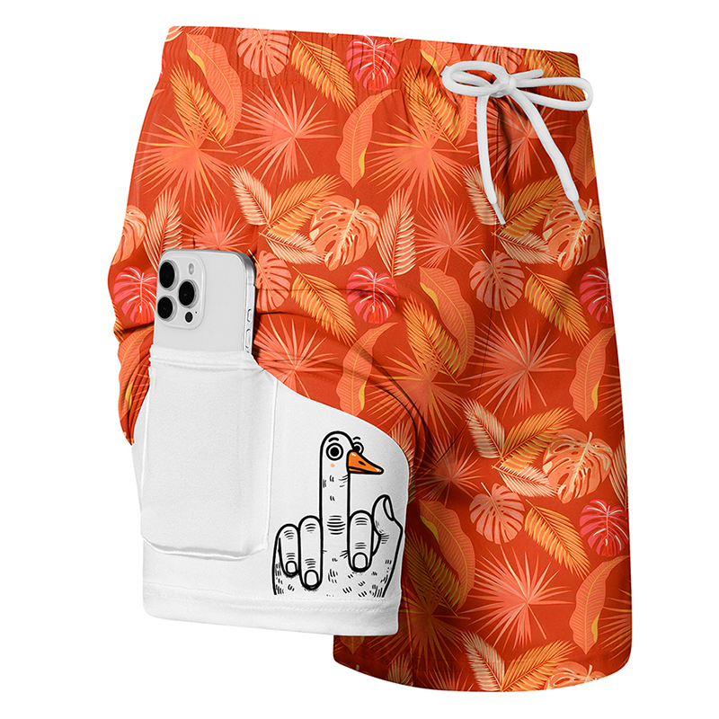 Men's Prank Duck Print Board S – Swim Trunk Quick Dry Bewertung und Preis