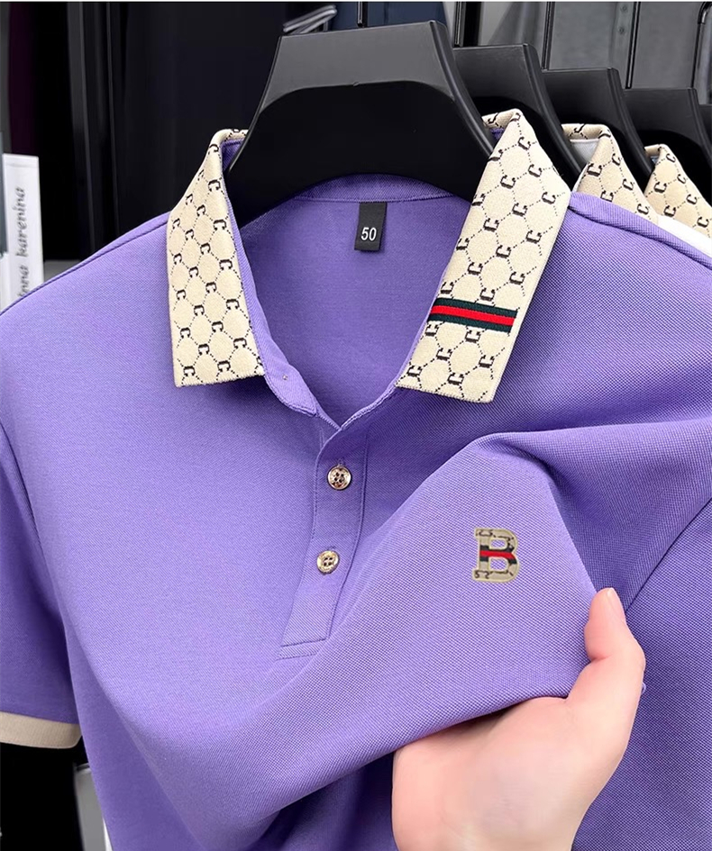 Luxury brand B letter embossed – Polo Shirt Pique Bewertung und Preis