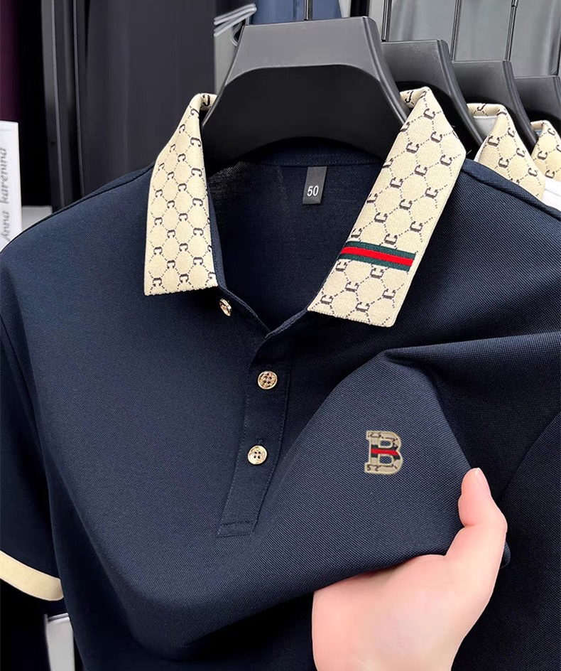 Luxury brand B letter embossed – Polo Shirt Pique Bewertung und Preis