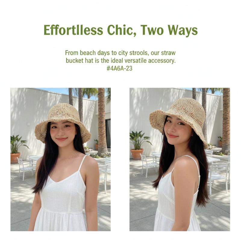Handwoven Rainbow Straw Hats W – Bucket Hat Straw Bewertung und Preis