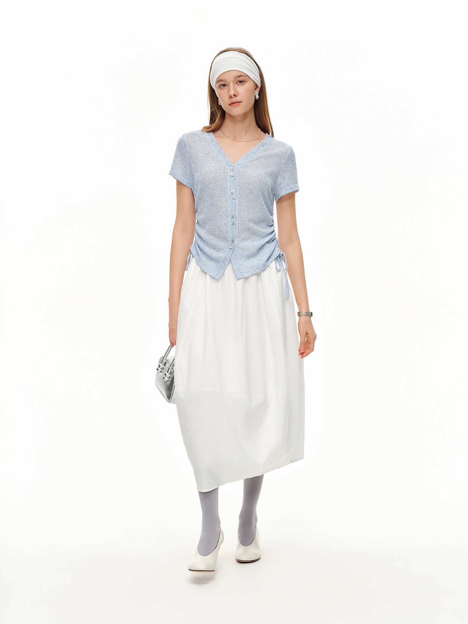 DUSHU Lightweight V-neck Linen – Short Linen Drawstring Bewertung und Preis